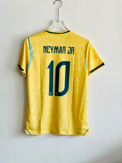 Premium Embroidered Brazil Jersey – Neymar Jr #10