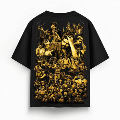 The Ultimate Thalapathy Collage Tee (Gold Edition)
