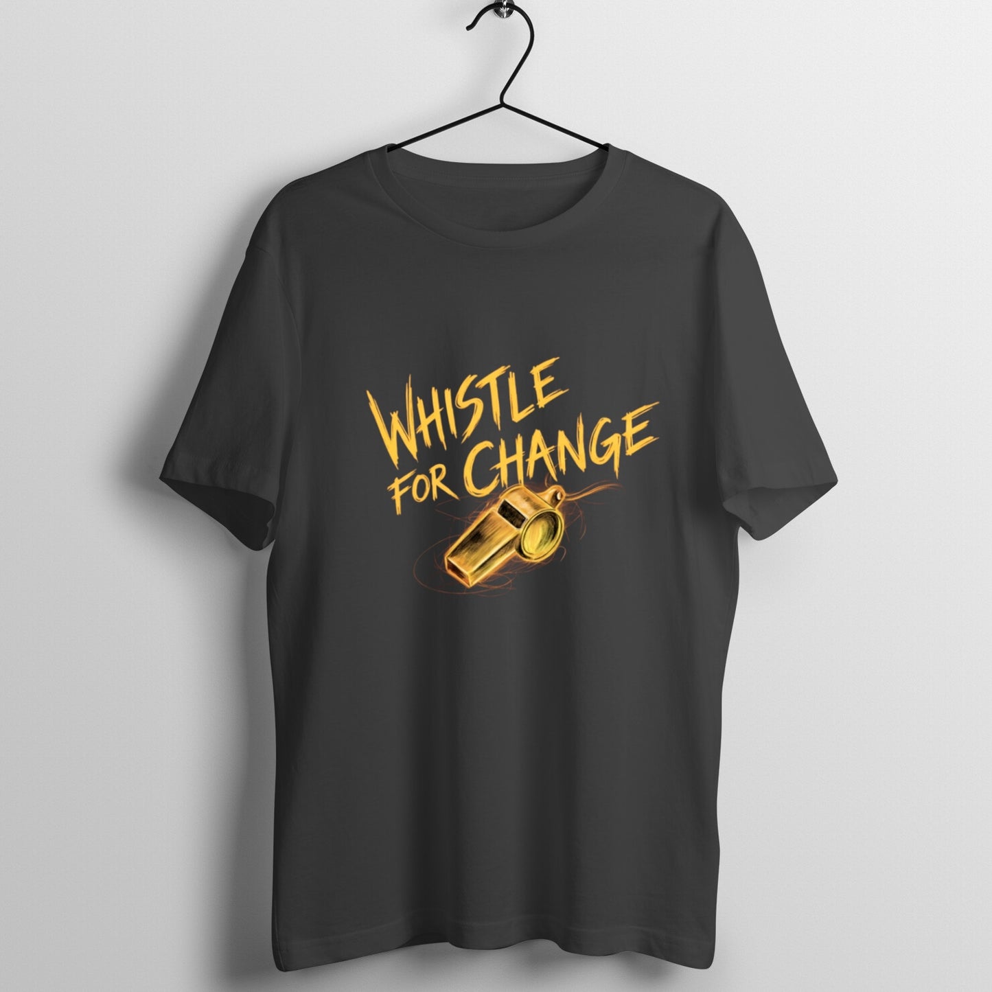 TVK Vijay: Whistle For Change – Round Neck Tshirt