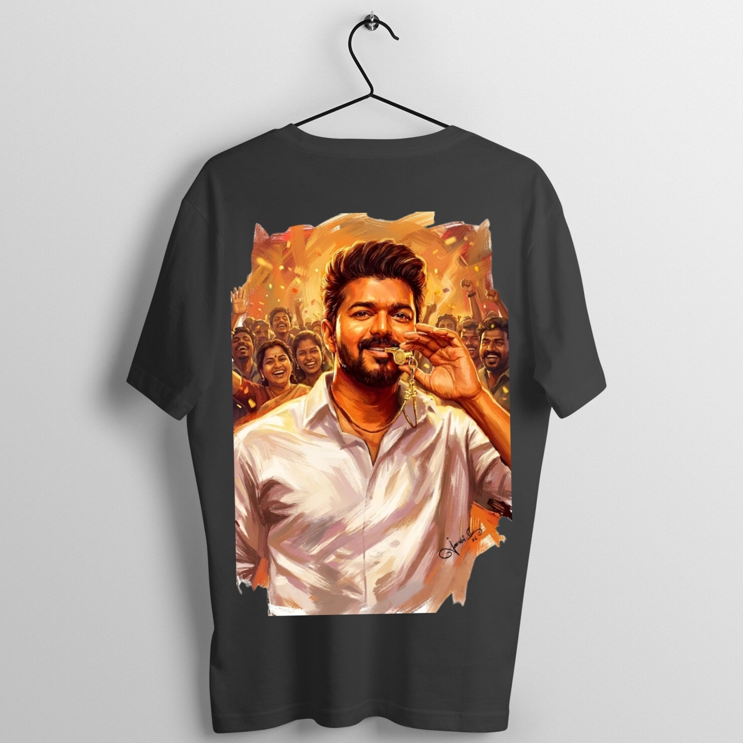 TVK Vijay: Whistle For Change – Round Neck Tshirt
