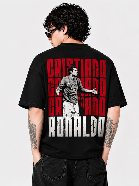 Ronaldo "SIUUU" Minimalist - Oversized Tee