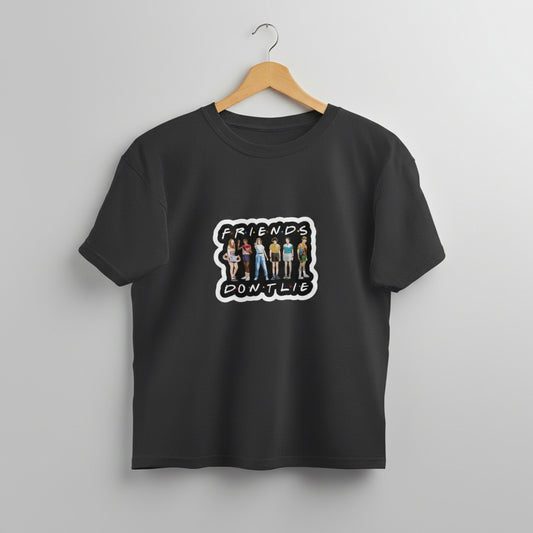 F.R.I.E.N.D.S X Stranger Things - Oversized Tee