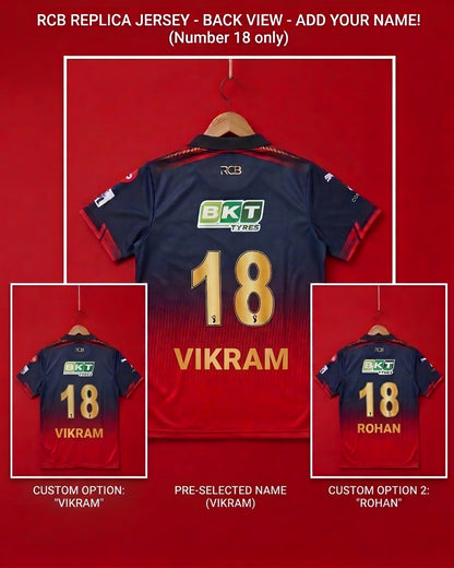 RCB 2026 Jersey - Replica