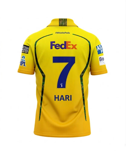 OG CSK Jersey - Customize Your Name