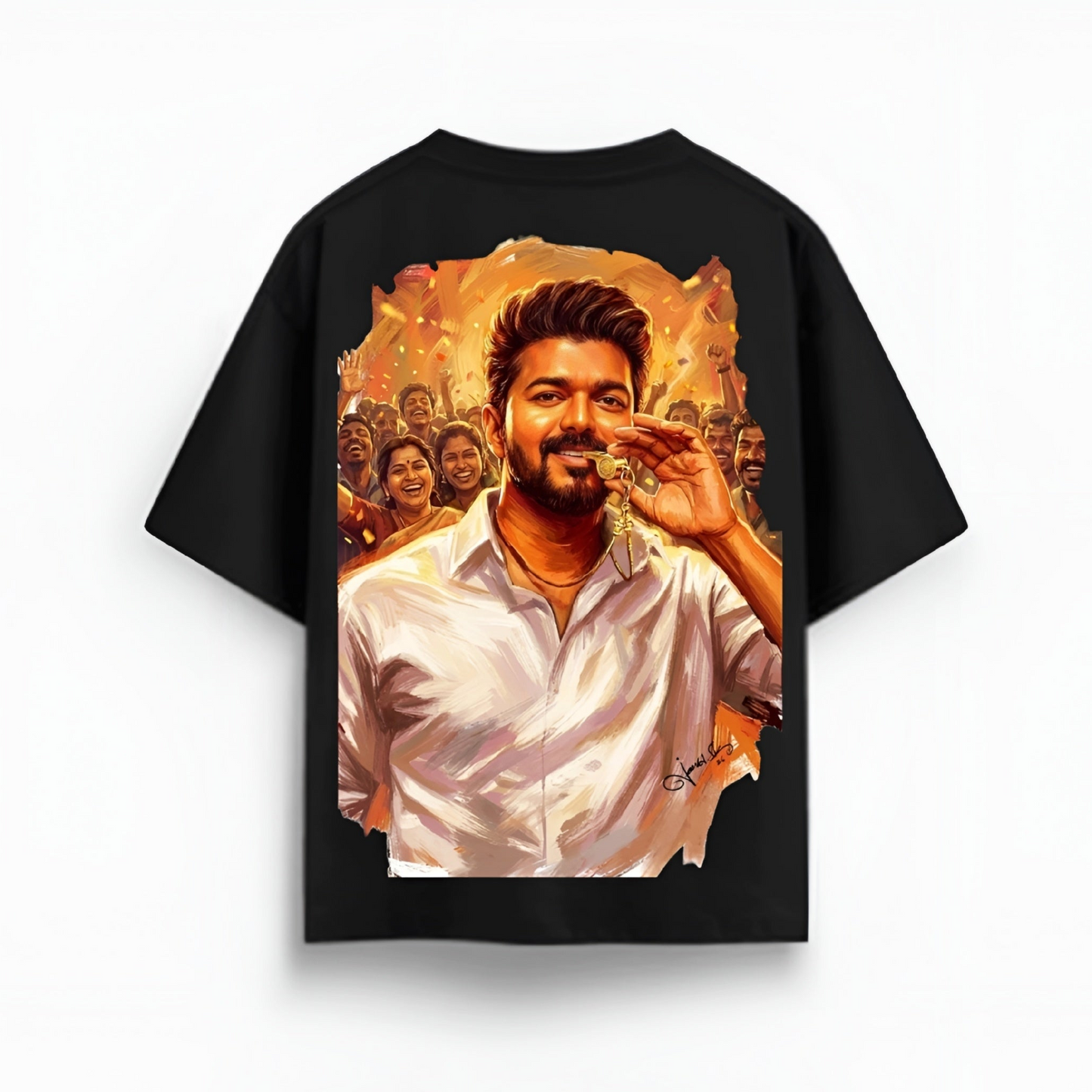 TVK Vijay: Whistle For Change – Oversized Tee