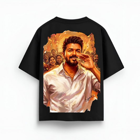 TVK Vijay: Whistle For Change – Oversized Tee