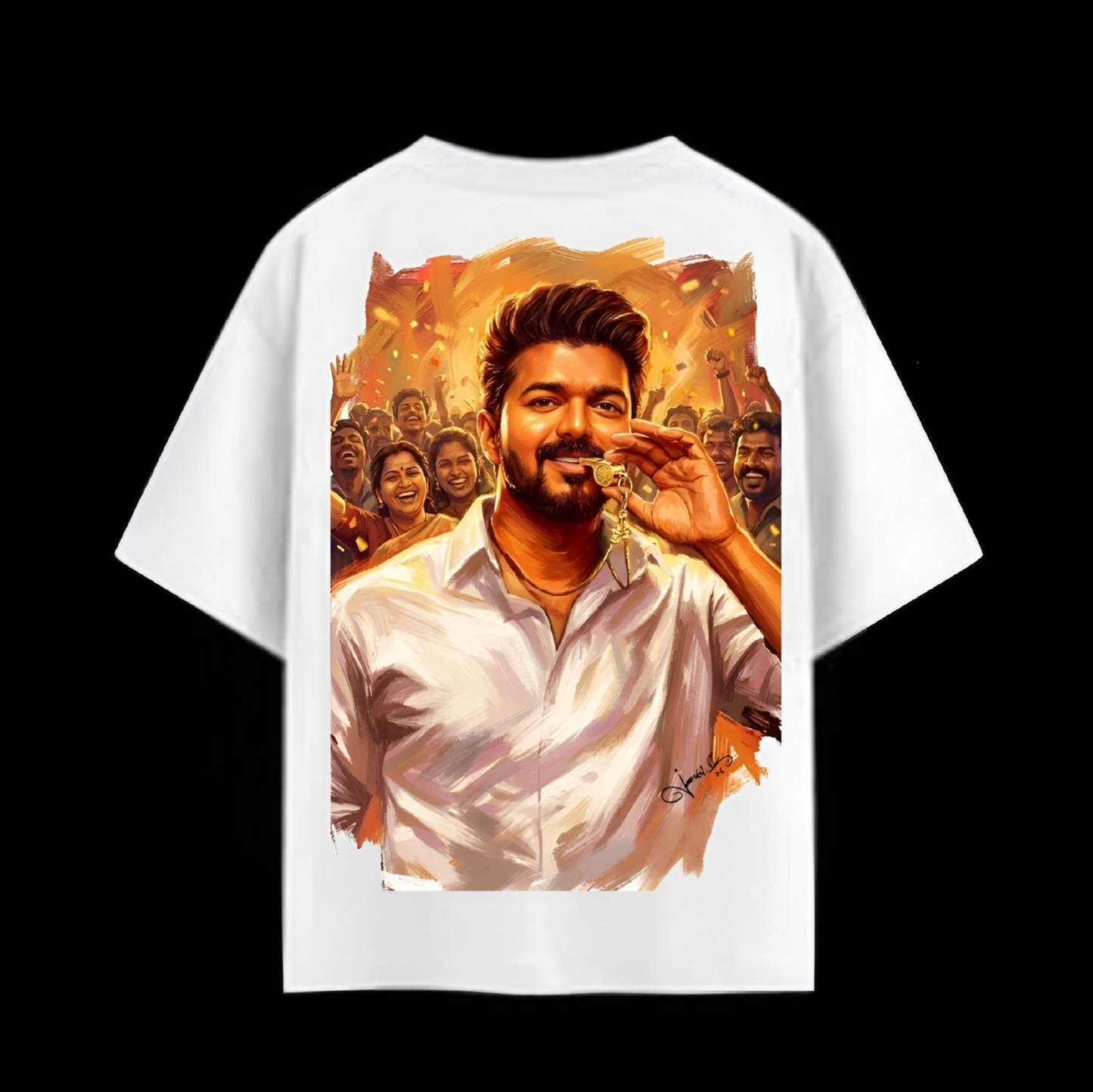 TVK Vijay: Whistle For Change – Oversized Tee