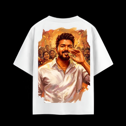 TVK Vijay: Whistle For Change – Oversized Tee