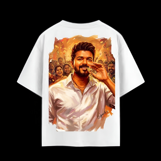 TVK Vijay: Whistle For Change – Oversized Tee