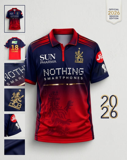 RCB 2026 Jersey - Replica