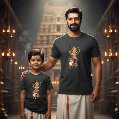 Little Ayyappa Warrior Kids Tshirt