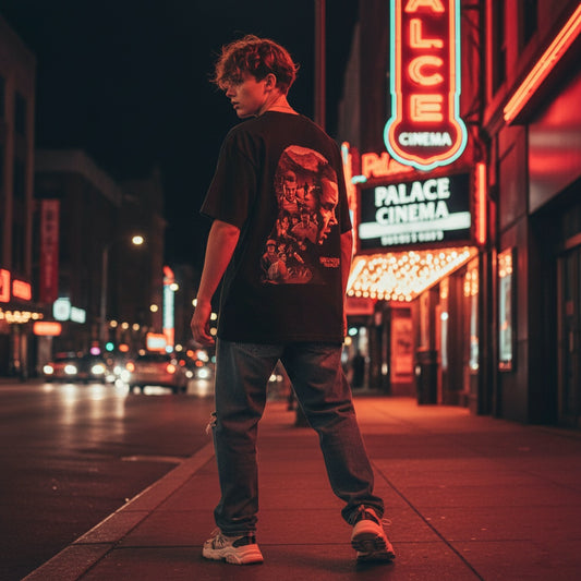 Eleven Split Head Graphic - Oversized Tshirt