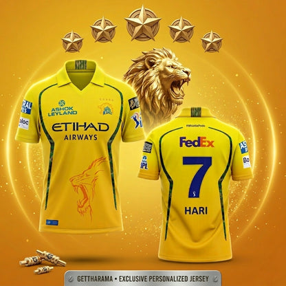 OG CSK Jersey - Customize Your Name