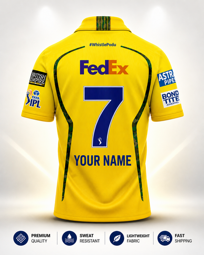 OG CSK Jersey - Customize Your Name