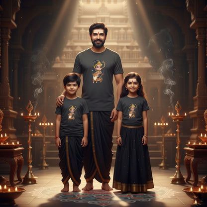 Little Ayyappa Warrior Adults Tee