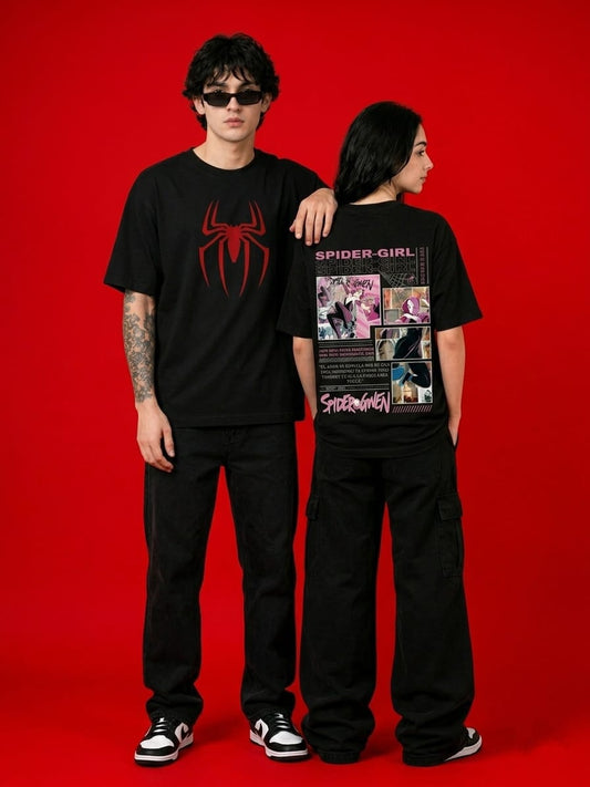 Spider-Man & Spider-Gwen Couple T-Shirt Combo (Set of 2)