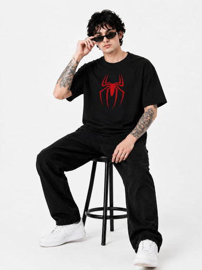 Spider-Man Retro Comic Print Oversized Tee