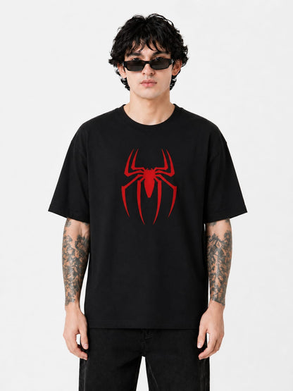 Spider-Man Retro Comic Print Oversized Tee